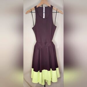 Lululemon Athletica Away Dress in Black Cherry Women's Size 6